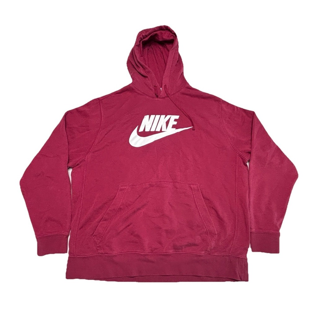 Nike Sportswear Club Fleece Hoodie Men's XL Dark Beetroot Red‎ BV2973-690